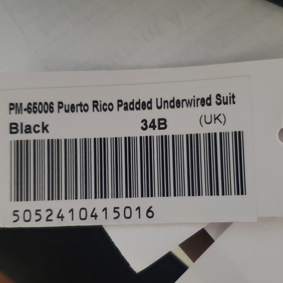 Black mesh underwired padded one piece bathing sui - Picture 3 of 3